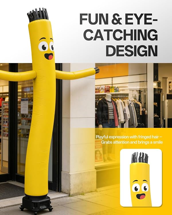 Puligoth Inflatable Tube Man with Blower - Dancing Inflatable Tube Guy by Puligoth - Used condition - Image 2