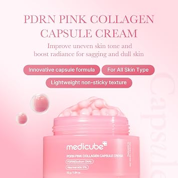 medicube PDRN 2X Glow Duo: PDRN Capsule Cream and Booster Pro X2 Pink