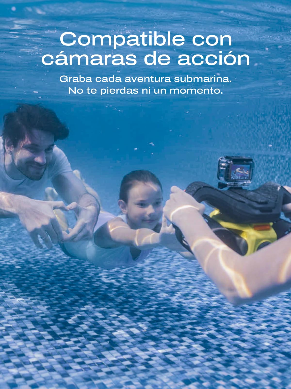 LEFEET C1 Scooter Subacuático Motores duales: Scooters con duración máxima de batería de 60 min, IPX8 30 M a Prueba de Agua para Deportes acuáticos, Buceo en Piscina, Buceo para niños/Adultos