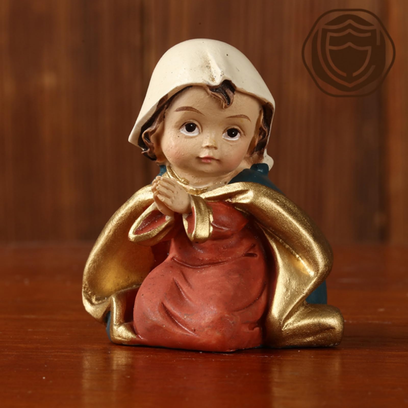 10 Pezzi Presepe da Tavolo Presepe in Resina con Scatola Elegante Decorazione per Caminetto