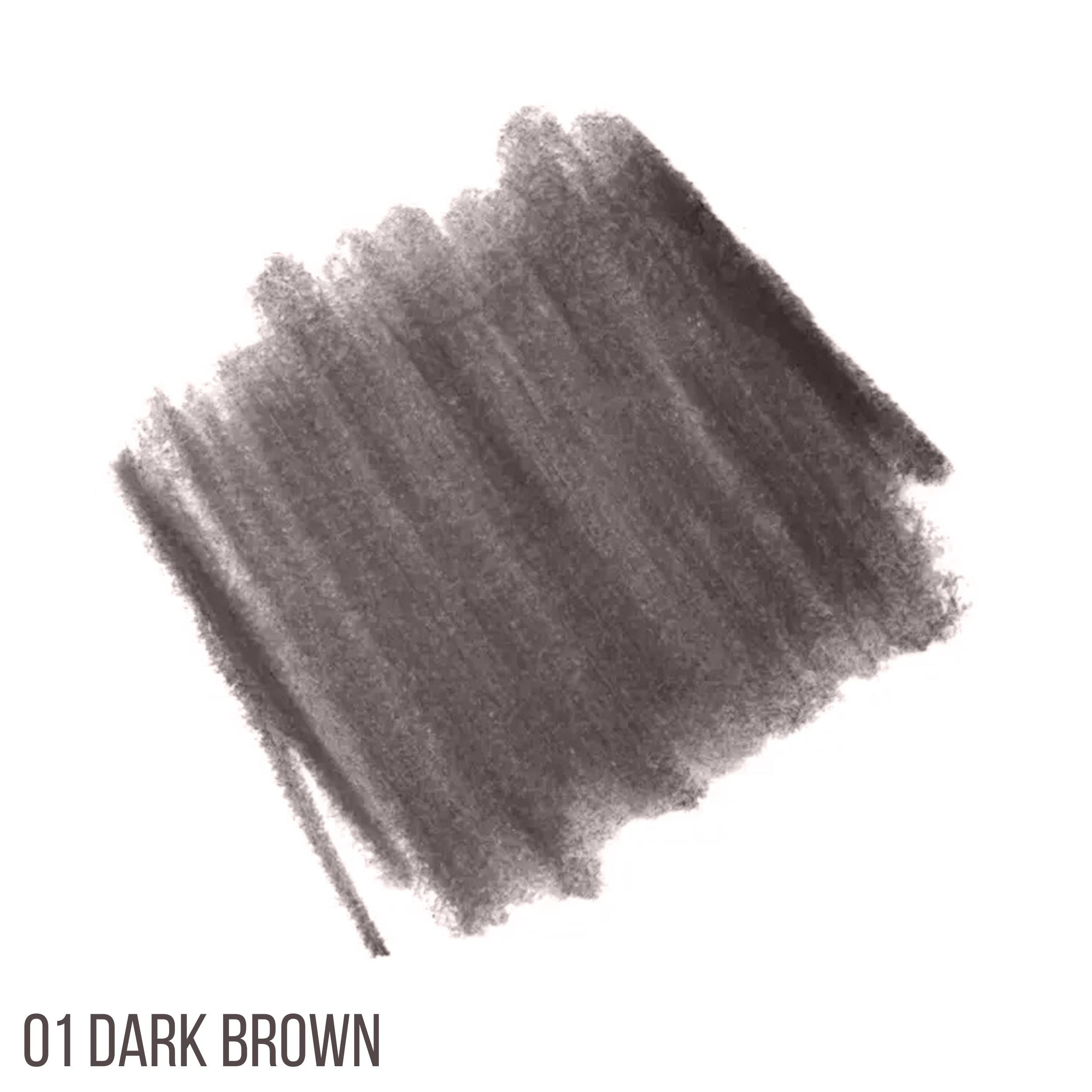 Sheila Cosmetics My Brow Pencil Matita Sopracciglia con Formula Rigida Dermatologicamente Testata | Made in Italy (01 Dark Brown)