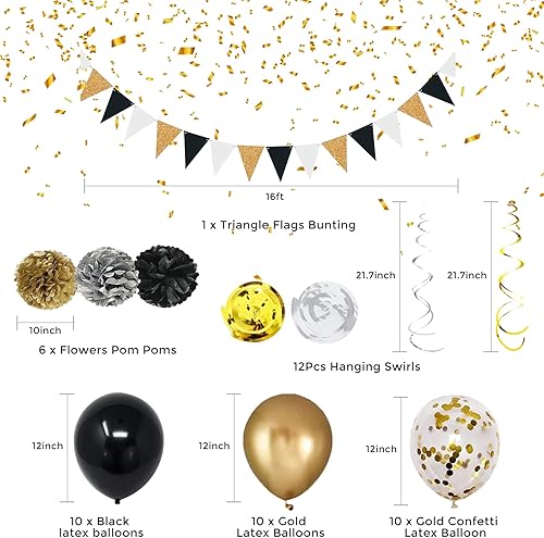 Miniatura 4 de Decoraciones de fiesta de jubilación para mujeres, decoraciones de feliz jubilación para hombres, globos de jubilación, globos de la leyenda ha