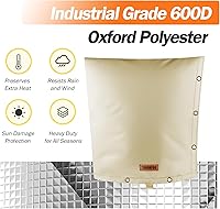 Vista 5 de TOHONFOO 2-Way Opening Backflow Preventer Pipe Insulation Cover (5°F) - Irrigation Sprinkler Valve Cover - Water Well Pump Cover - Sturdy 5 Layers