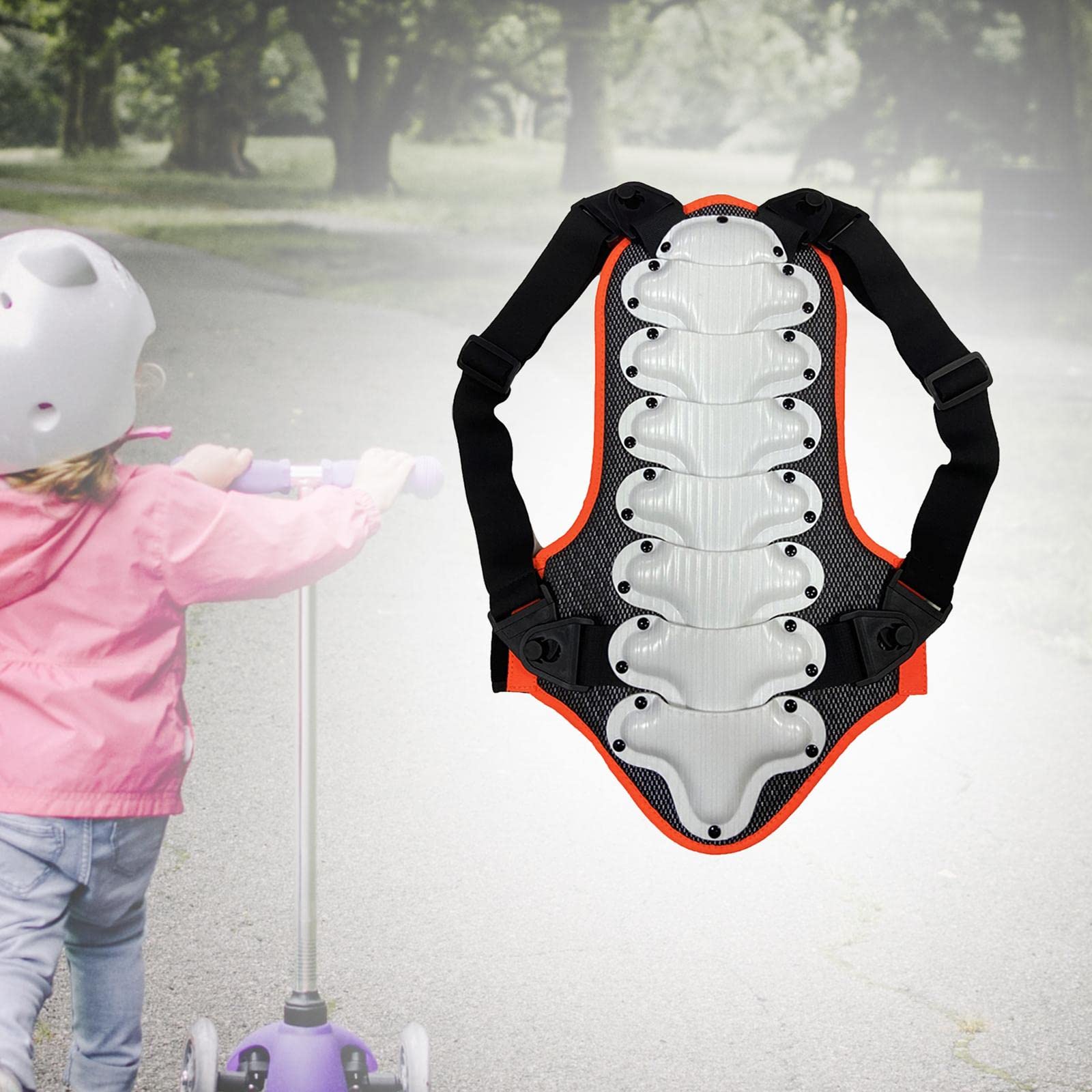 Protezione per la schiena per bambini Protezione per bambini per snowboard Motocicletta sportiva