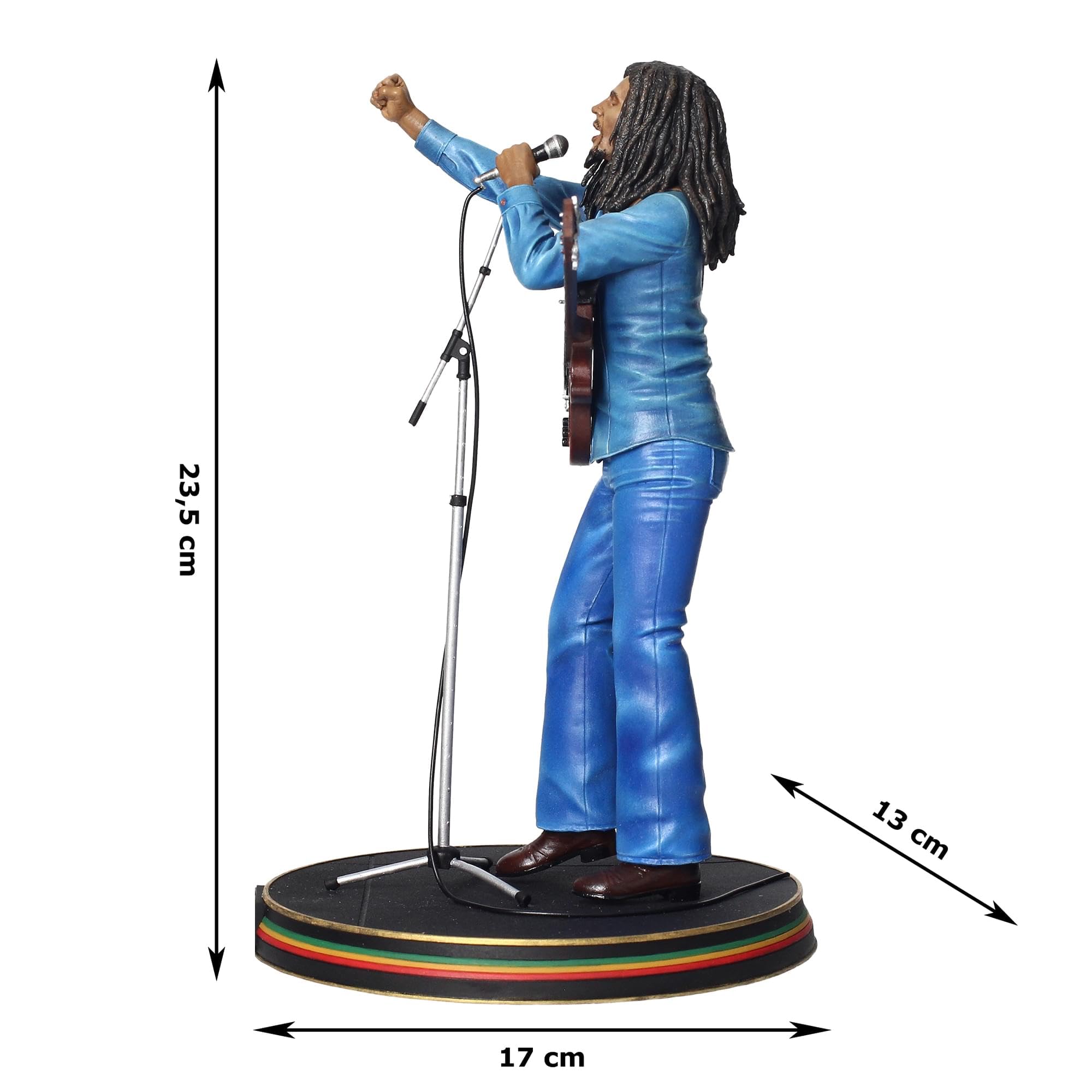 SD TOYS - Figura Bob Marley em Rainbow Concert '77 - Figura 23 cm
