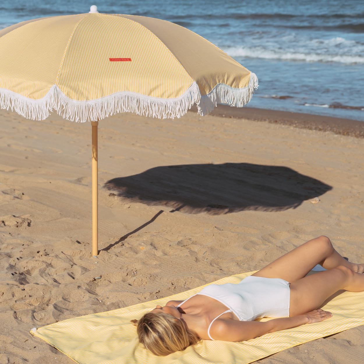 Flamingueo Grote Parasol - Strandparasol, Terras Parasol, UPF 50 UV