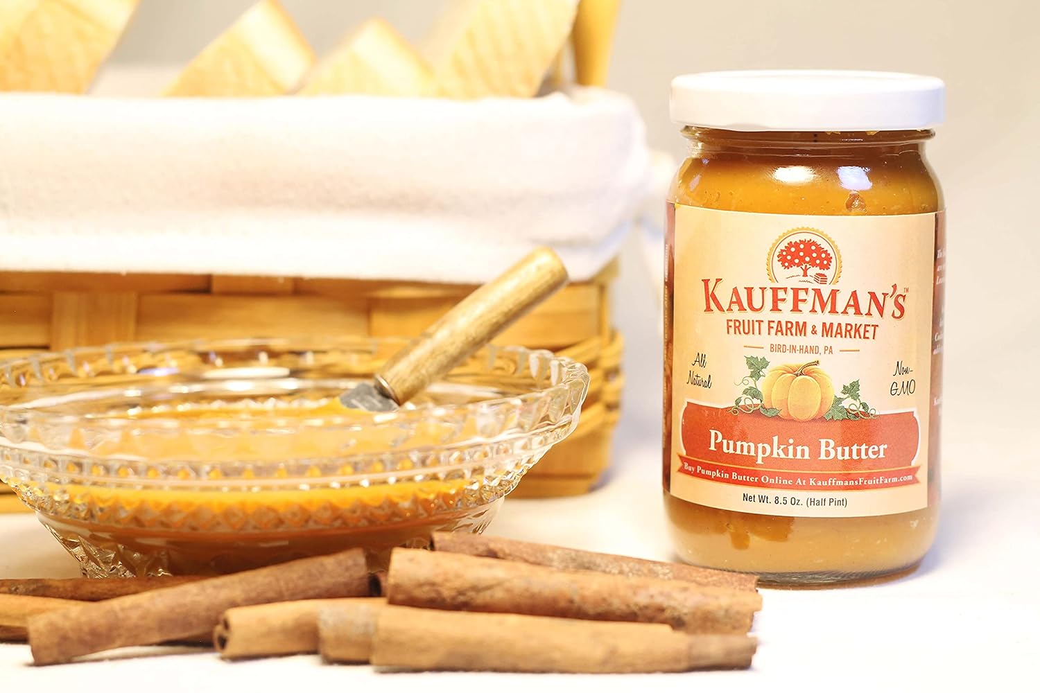 Kauffman Orchards Homemade Pumpkin Butter Spread, 8.5 Oz.
