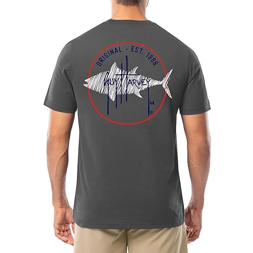 Guy Harvey Men’s Short Sleeve Cotton Graphic T-Shirt
