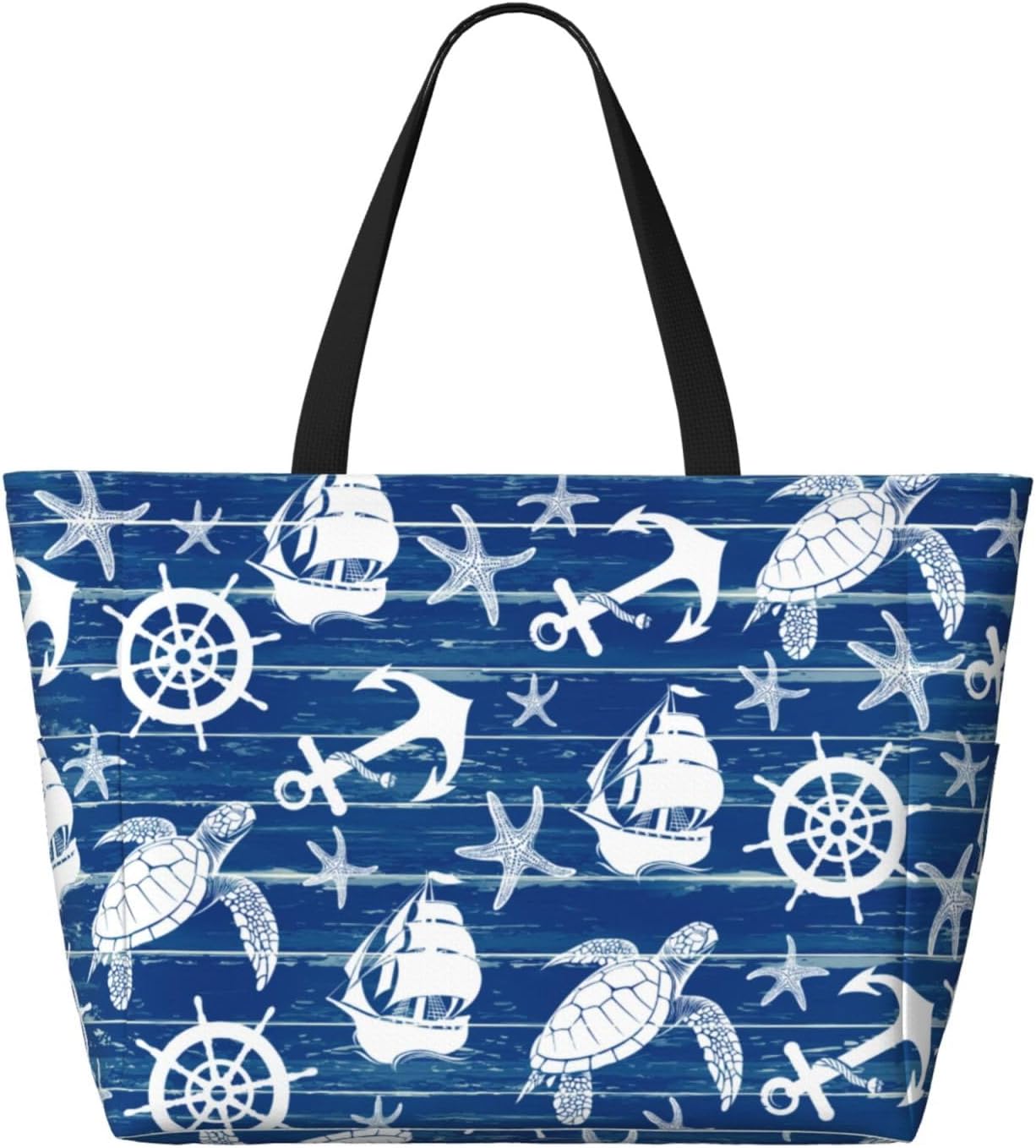 Beach Bag Tote Bags Waterproof Sandproof for Women Large Beach Tote Bag Foldable with Pockets for Weekend Vacation