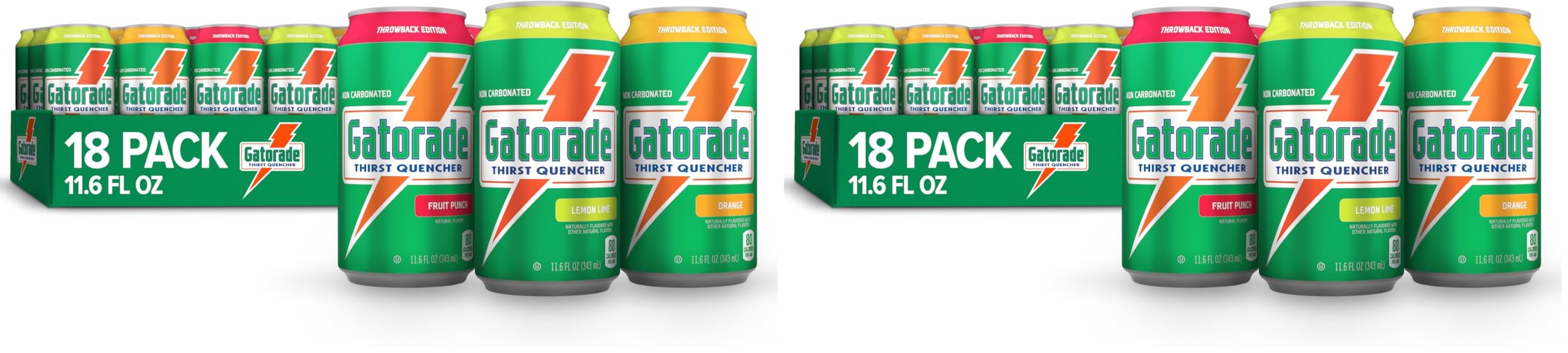 Gatorade Thirst Quencher, 3-Flavor Variety, 12 Fl Oz Cans, (Pack of 36)