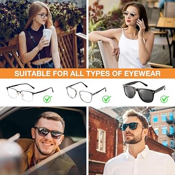 HZMM 8 Pcs Eyeglass Holder Strap, Glasses Strap Cord Lanyard, Sunglass Retainer Chain for Men Women Kids, Multicolor Eyewear String Safety Band