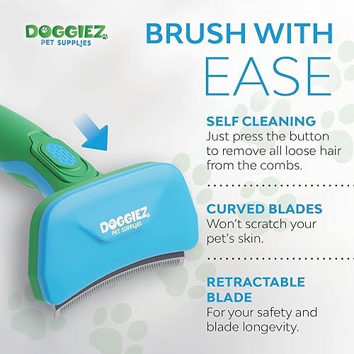 Miniatura 4 de Doggiez Pet Supplies - Cepillo de limpieza para perros y gatos - Cepillo de limpieza para perros - Cepillo para perros - Peine para gatos elimina la