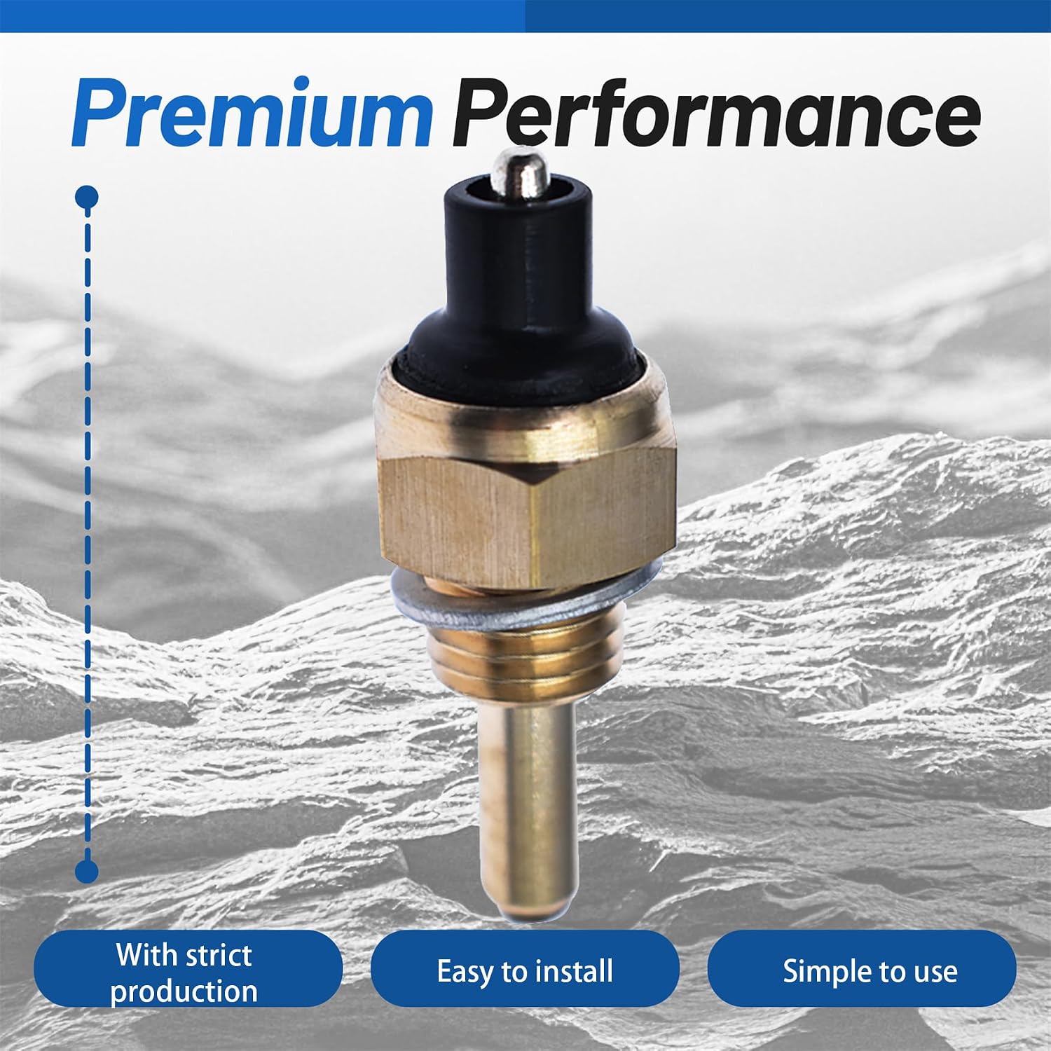 Oil Temperature Sensor Replacement for Honda 37750-HC4-751 37750-HN5-M41 | Replacement for 37750-HM5-630