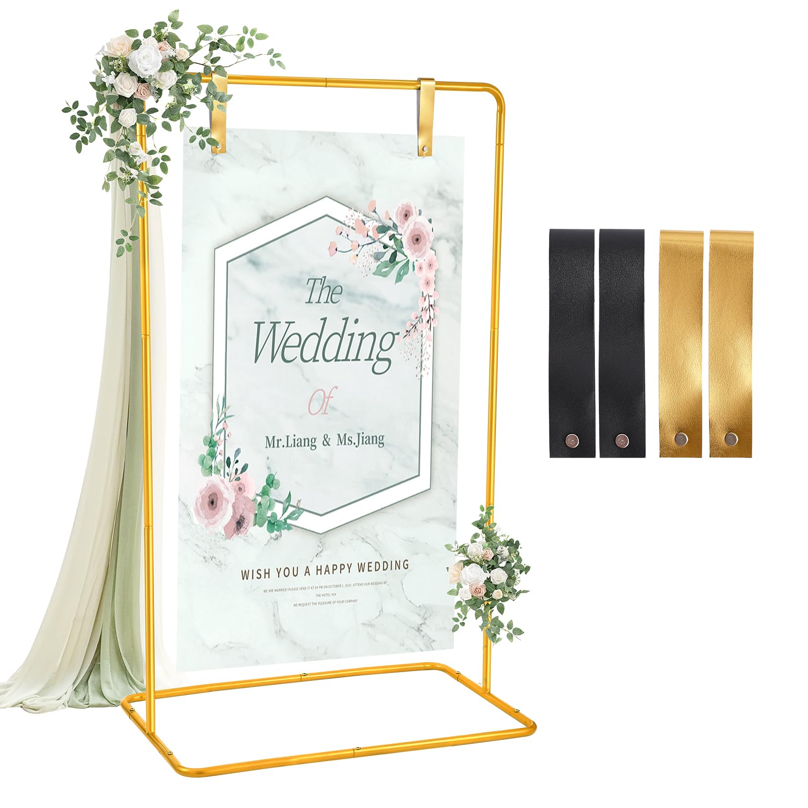 Amazon.com: Wedding Sign Holder, 68”x31”x 20” Adjustable Welcome