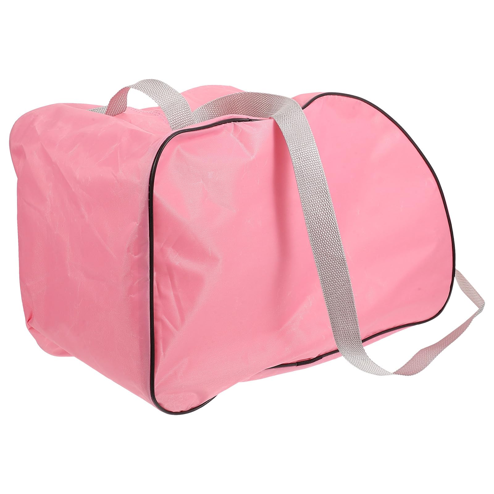 Bolsa para patines rosa con diseño sencillo de transporte portátil 8