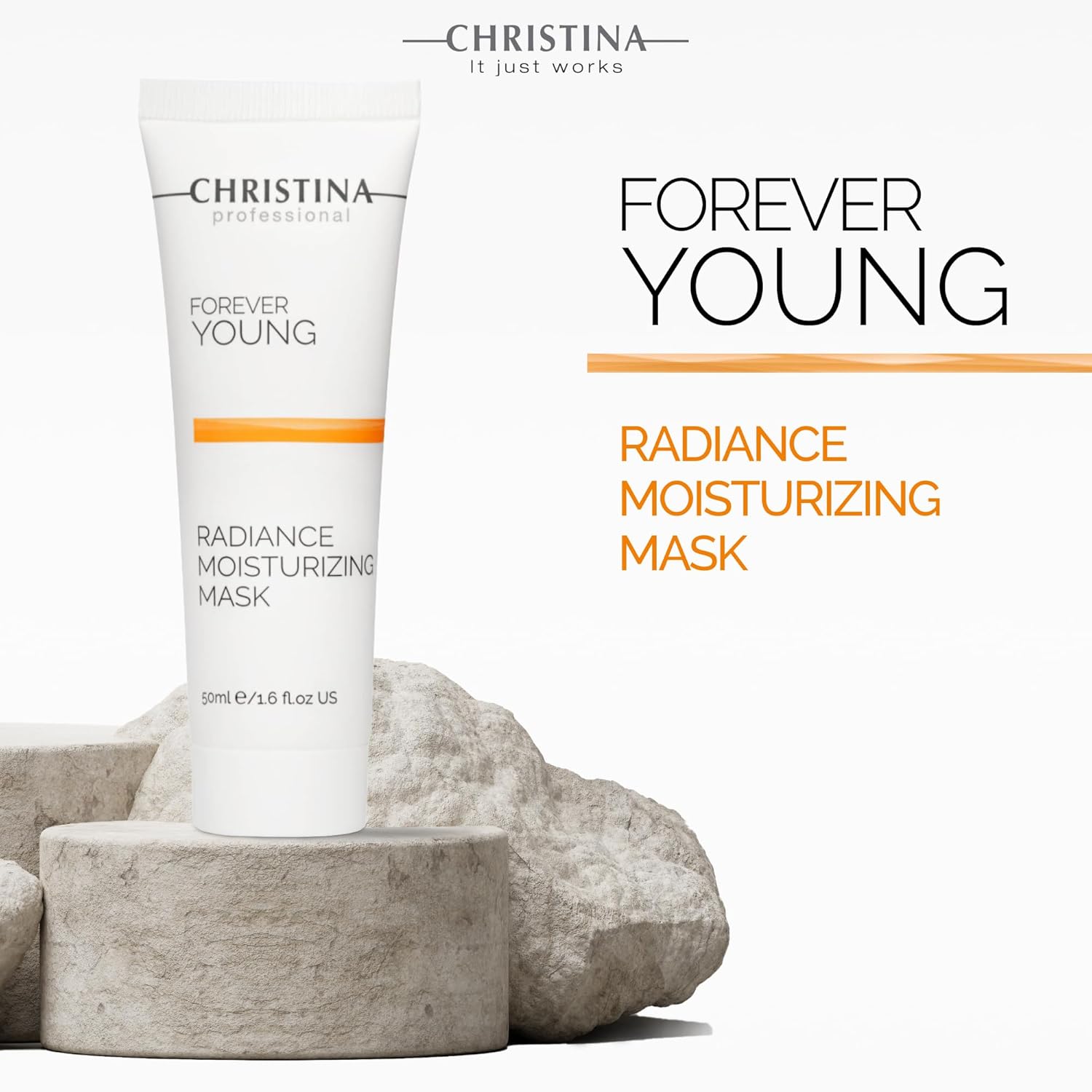 Christina Forever Young Radiance Moisturizing Facial Mask with Vitamin E | Anti-Aging Nourishing Face Masks Skincare | Skin Renewal Boost | Strengthens and Revitalizes Skin | For All Skin Types 50ml - Image 5