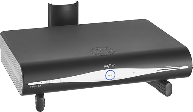 VonHaus Wall Shelf - Wall Mount for DVD Player / PS4 / Cable Boxes / Game Consoles / TV Accessories - Black