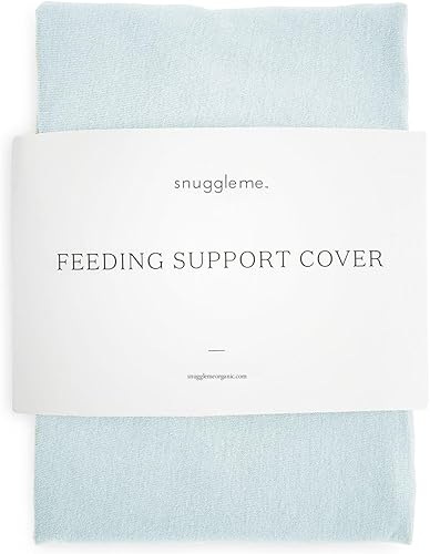 Snuggle Me Orgánico  Funda de apoyo de alimentación v2  Soporte de lactancia, alimentación con biberón y vinculación  Algodón orgánico  Bluebell -