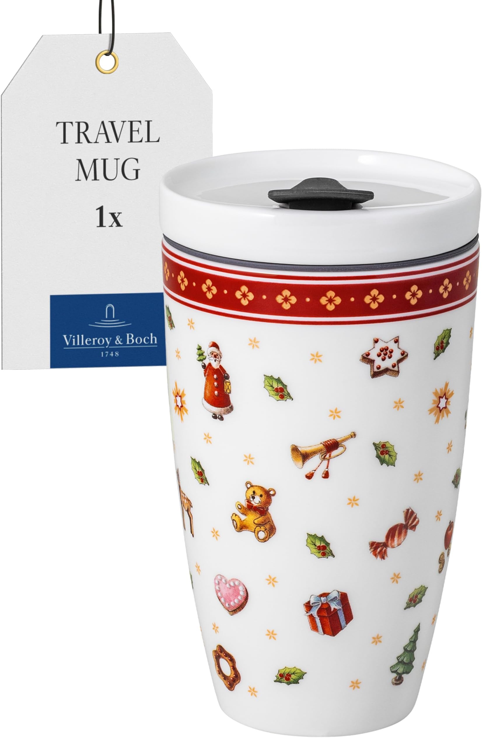 Like by Villeroy & Boch Group to Go Toys Delight 10-4868-9220 Porcelain Mug 0.35 L Multi-Coloured