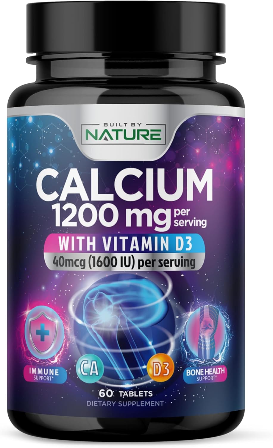 Calcium 1200mg with Vitamin D3 for Best Absorption