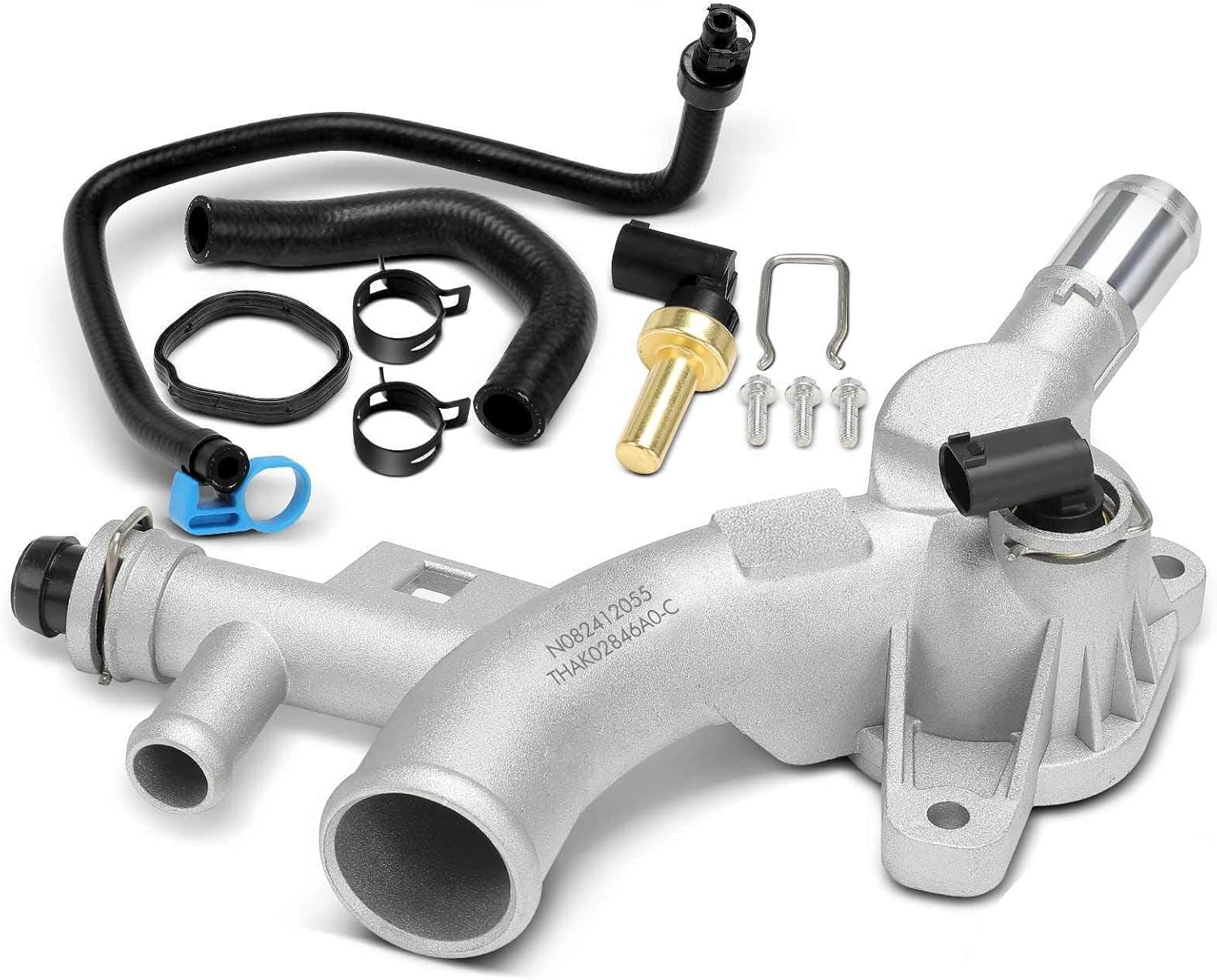 Replacement Parts for Engine Coolant Thermostat Housing Water Outlet for Chevrolet Cruze Cruze Limited Mod-AP88P-16196