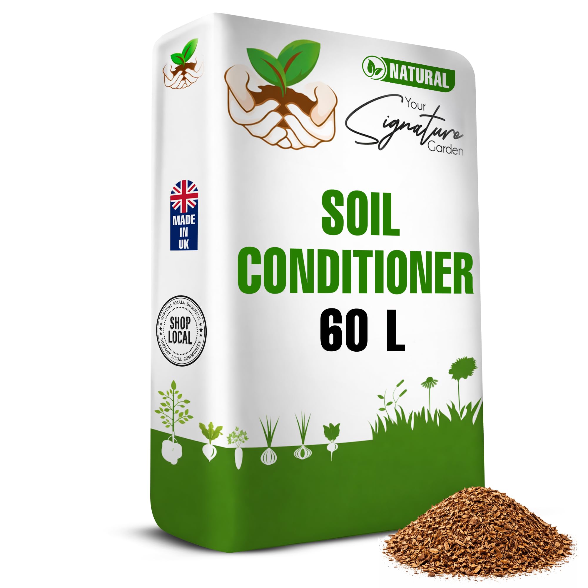 Your Signature Garden Soil Conditioner 50 Litre Outdoor Natural Finely Graded Garden Compost Soil Bags For Planting Sowing Baskets And Tubs โ image 1