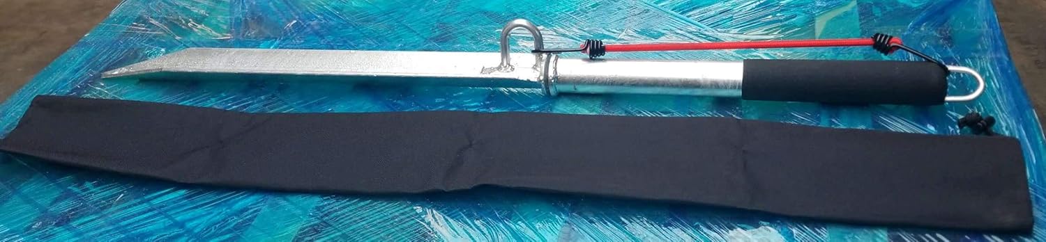 MarineNow Self-Hammering Beach Spike Anchor – Heavy-Duty Sand Anchor for PWC, Jet Skis, Kayaks & Small Boats – Hot-Dipped Galvanized – Small & Large Sizes