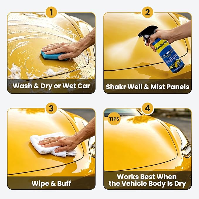 Sellador Cerámico para Autos - Spray Nano de Alto Brillo miniatura 7