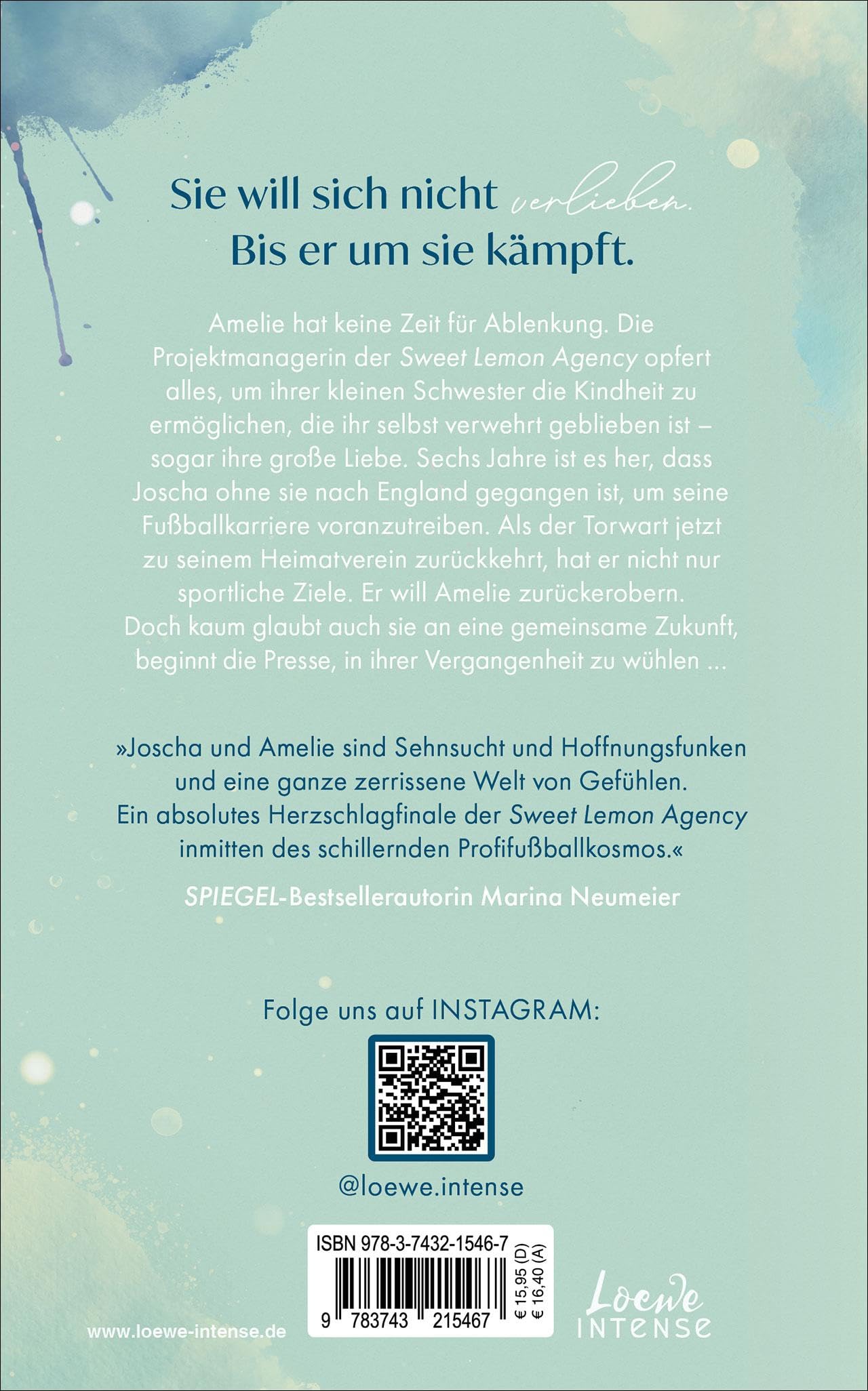 Funkenstille (Sweet Lemon Agency, Band 3): Second-Chance-Romance mit Starfußballer: Die New-Adult-Reihe rund um die Sweet Lemon-Werbeagentur