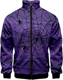 QWUVEDS Halloween Decoration Halloween Costume Halloween 2313 Halloween Ends Men's Halloween Jacket, Lightweight Softshell Coat, Sportswear, Zip, Wind Jacket, Men's Jacket, Transition Jacket