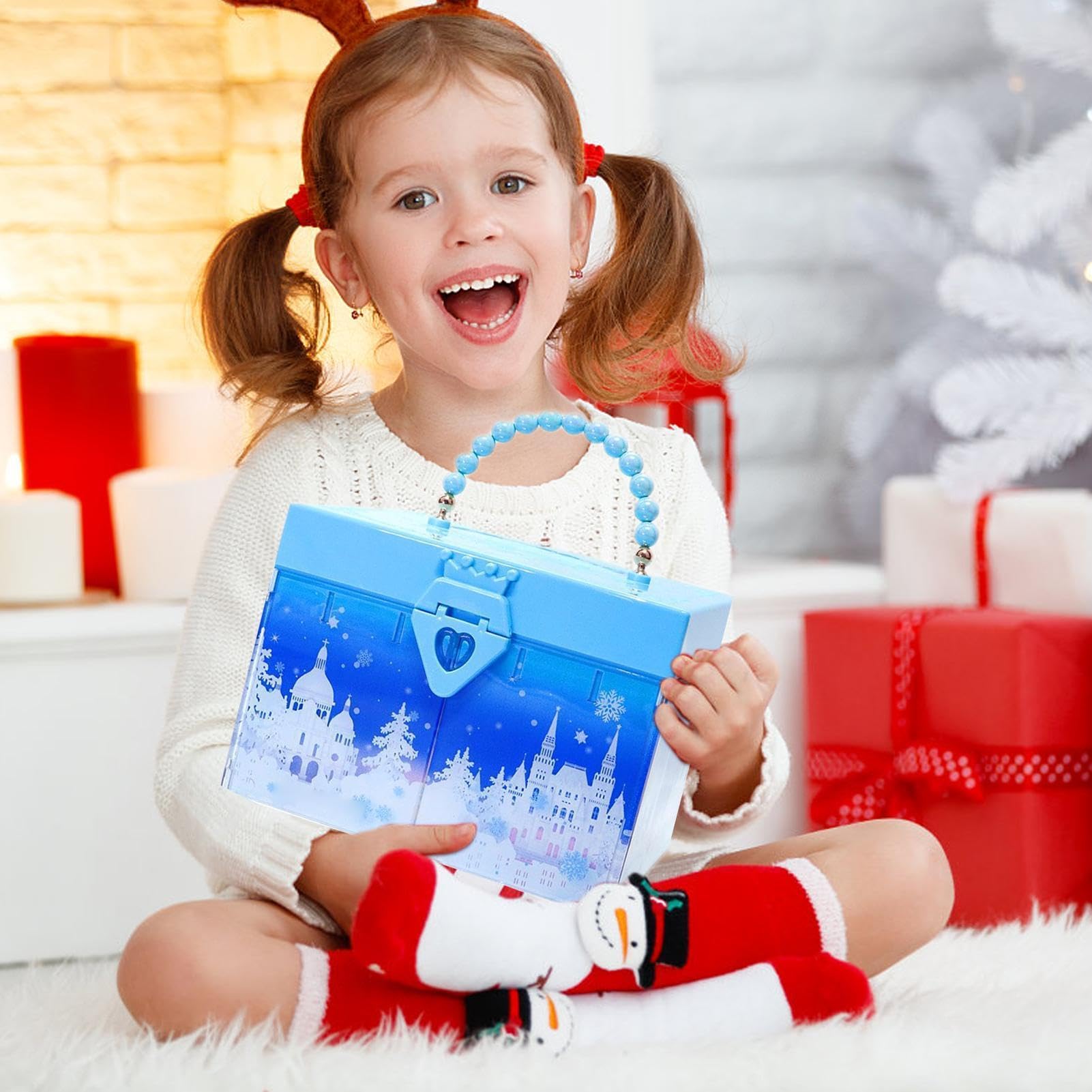 Set De Maquillaje Infantil Kit De Belleza Cosmética Real Lavable