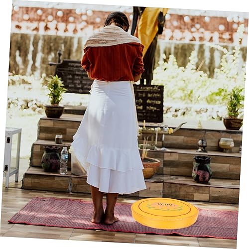 Miniatura 5 de 1 juego de manteles individuales redondos, cojín decorativo redondo con bandera de Inglaterra, cojines de suelo para adultos, asiento de jardín,