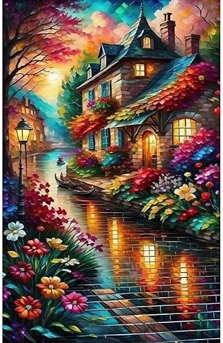 Miniatura 8 de ARTMYRUI Kits de pintura de diamantes de cactus para adultos, kits de arte de diamantes 5D, pintura de puntos de diamante para plantas de bricolaje