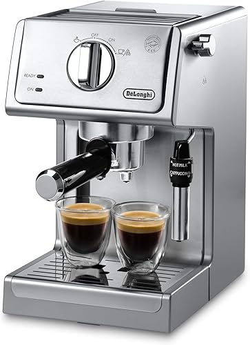 Miniatura 2 de DeLonghi Máquina de café expreso y capuchino 15 pulgadas acero inoxidable