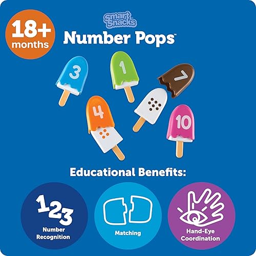 Miniatura 5 de Paletas con números Number Pops para recursos de aprendizaje, de Learning Resources