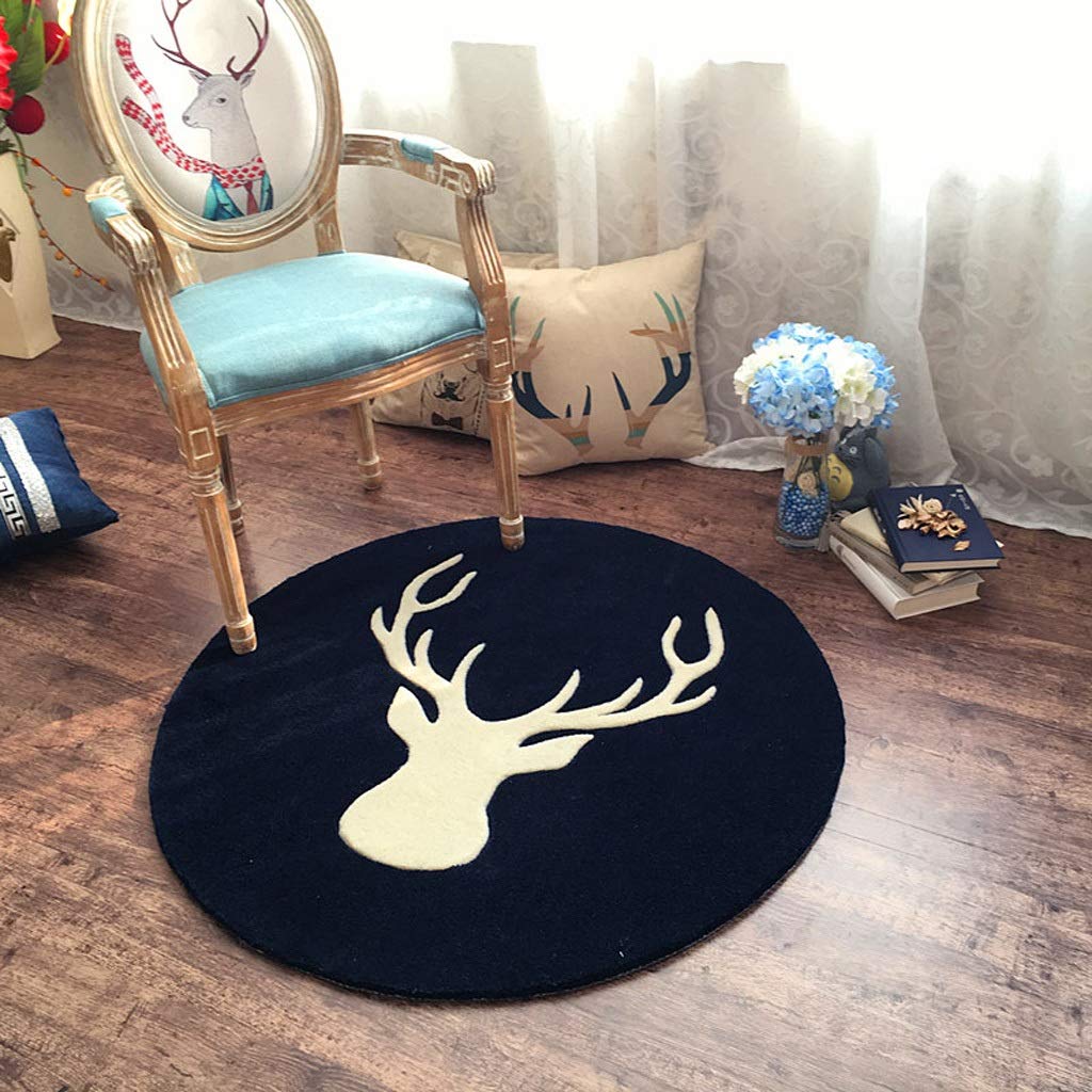 Tapis en mousse rond pour sol glissant : la solution anti-dérapante lavable Art Deco