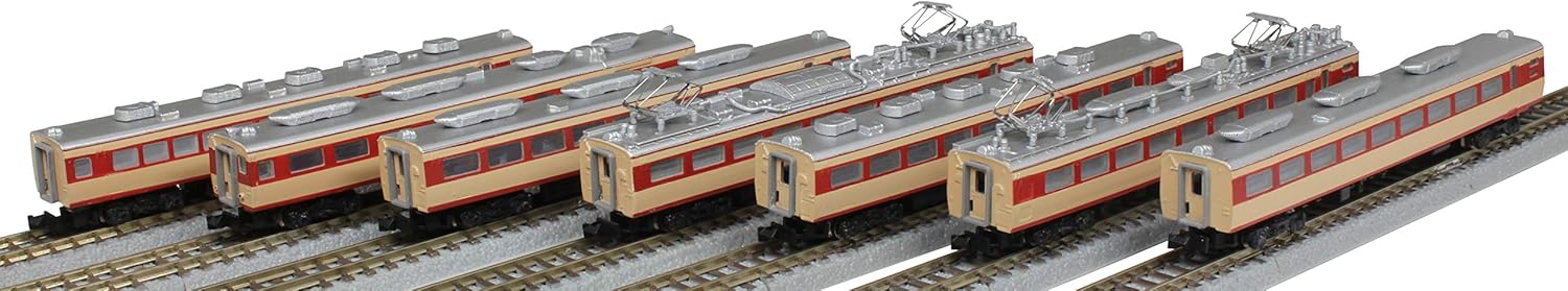 ロクハン(Rokuhan) Z Gauge JNR 485 Series Limited Express Vehicle Initial Type Hibari JNR Color 7-Car Extension Set T030-2 Railway Model Train