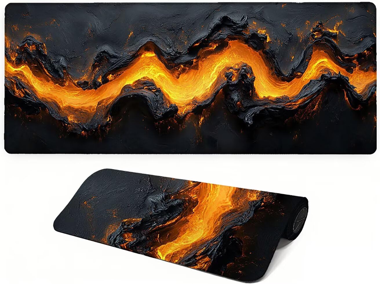Genérico Lpfieonn Negro Gaming Alfombrilla Ratón 160x80cm PF-2447