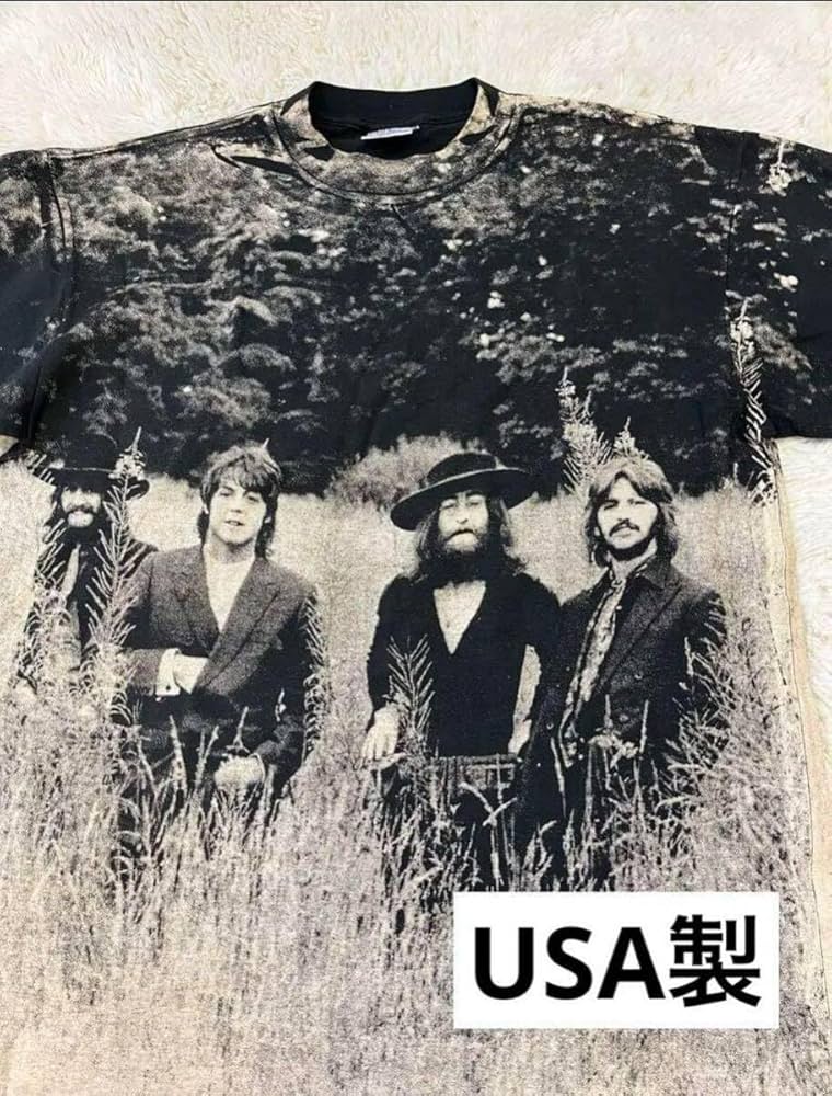 美品◇90's初期◇BEATLES◇ビートルズ◇Tシャツ◇ジェリーロレンゾ 着用 Amazon.co.jp: 美品◇90's初期◇BEATLES◇ビートルズ◇Tシャツ