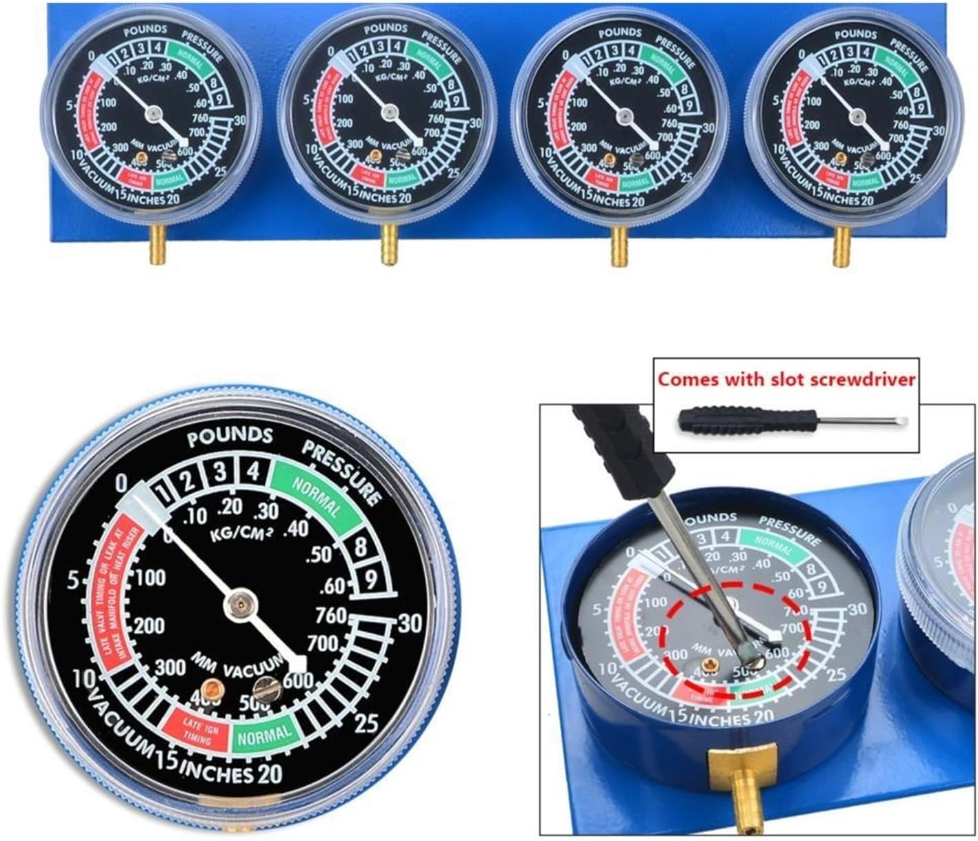 4Pc Universal Motorcycle Carburetor Carb Synchronizer Motorbike Vacuum Gauge Tool Motorcycle Accessories