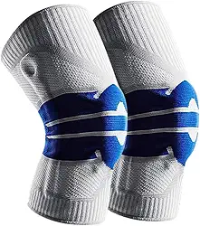 Kit par Joelheira ortopédica de compressão articulada | Protetor de joelho 3D hastes silicone |DEPARTAMENT STORE