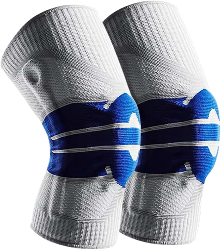Kit par Joelheira ortopédica de compressão articulada | Protetor de joelho 3D hastes silicone |DEPARTAMENT STORE
