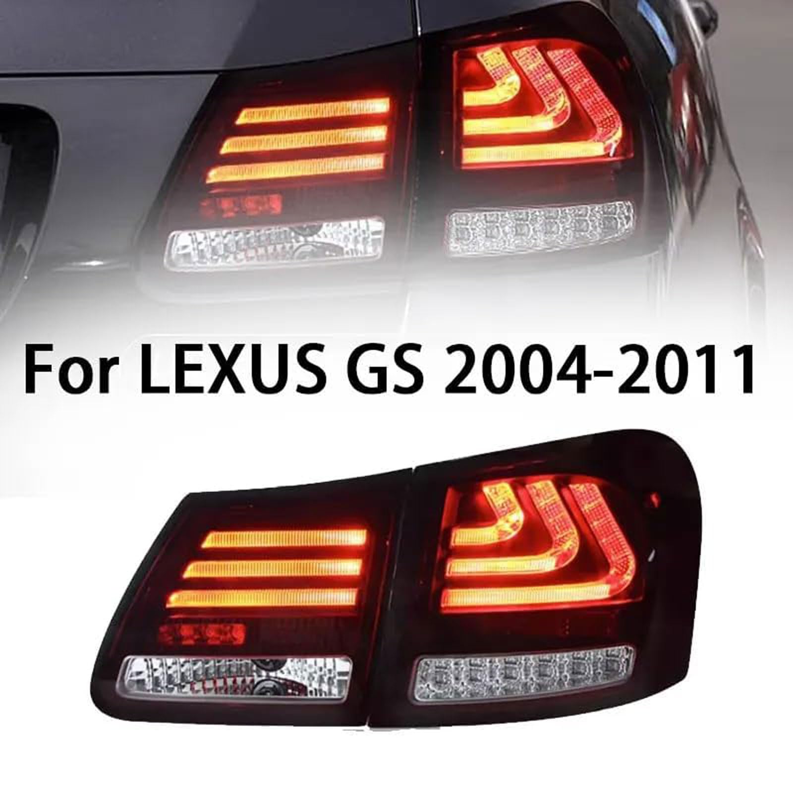 Amazon.com: YWGMGJND Tail Lights for Lexus GS 450h GS300 GS350