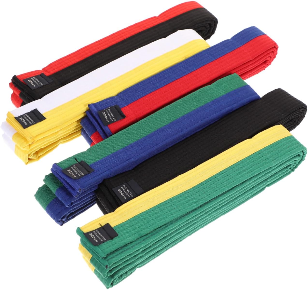 YARNOW 6pcs Martial Arts Karate Belt Taekwondo Belts Cotton Martial Arts Waistband Karate Sparring Gear