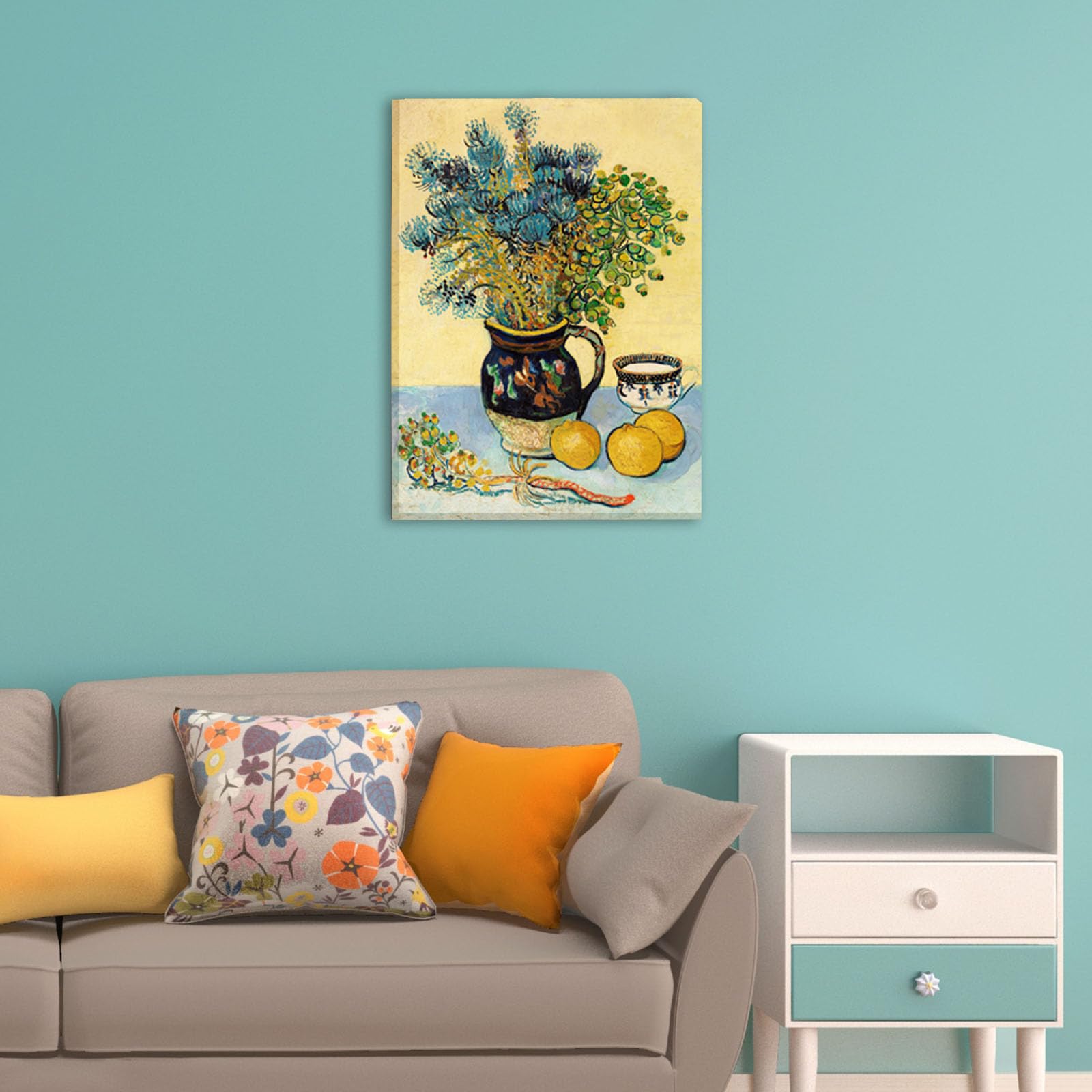 Amazon.co.jp: フィンセント・ファン・ゴッホ マヨリカ焼きの水差しと