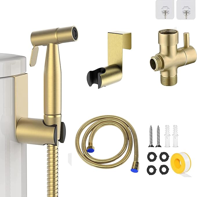 Bidet Sprayer for Toilet,Handheld Sprayer Kit, Bathroom Jet Sprayer Kit Spray Attachment with 57