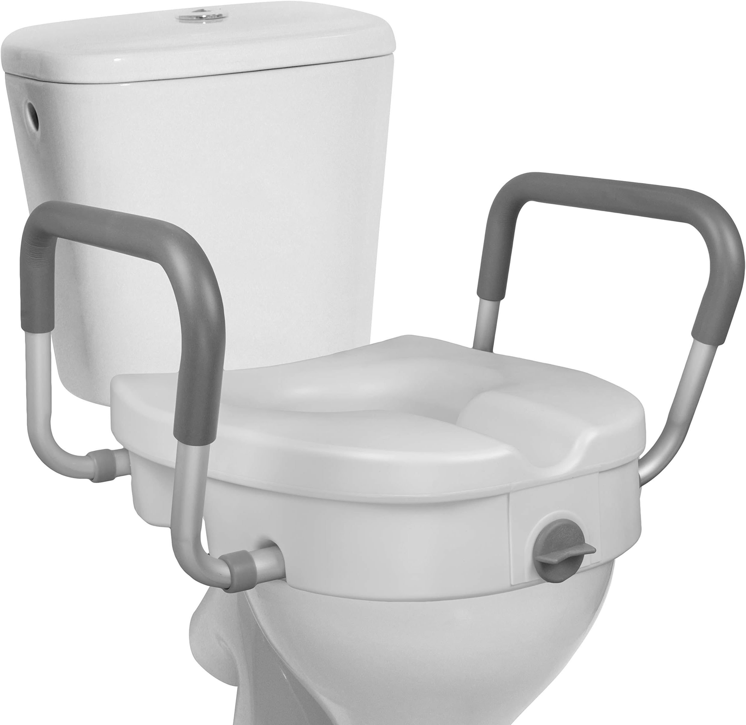 Amazon.com: RMS Raised Toilet Seat - 5 Inch Elevated Riser with ...
