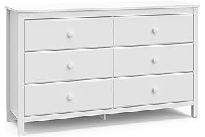 Storkcraft Alpine 6 Drawer Double Dresser - The Perfect Storage Solution for...