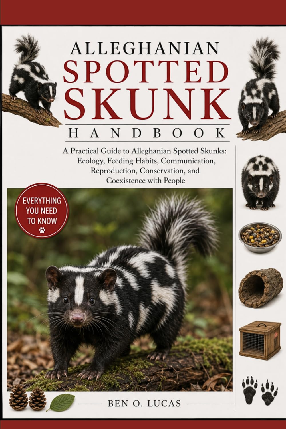 ALLEGHANIAN SPOTTED SKUNK HANDBOOK: A Practical Guide to Alleghanian Spotted Skunks: Ecology, Feeding Habits, Communication, Reproduction, Conservation, and Coexistence with People