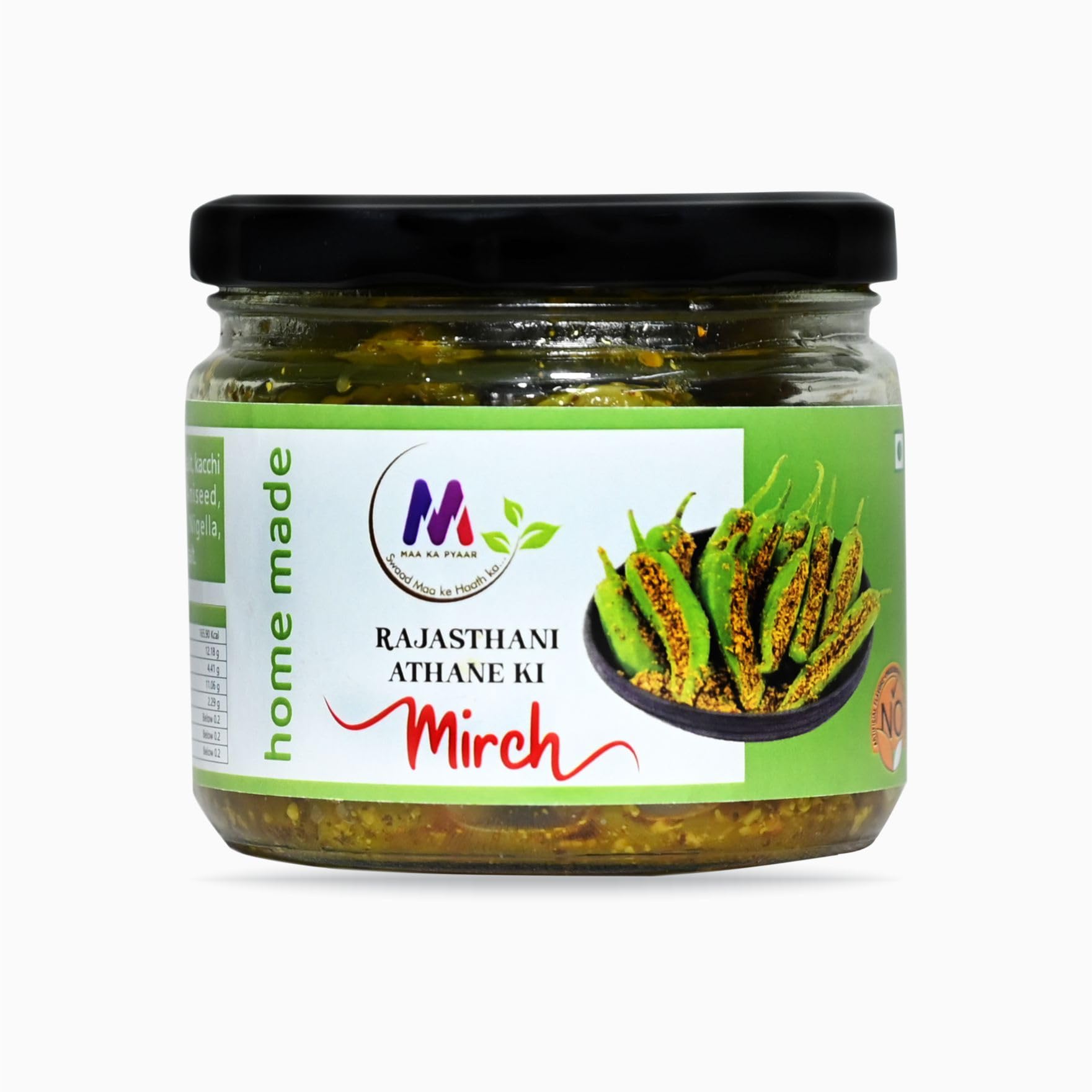 Maa Ka Pyaar-Rajasthani Athane ki Mirch ka achaar - Preservative-Free Pickle- Stuffed Achar - Pack of 250g (B0CYQ4CKK7) Amazon Price History, Amazon Price Tracker